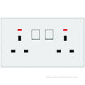 2Gang 13A socket with switch